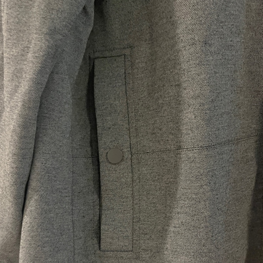 Men's Gray Bomber Jacket - Picture 2 of 3